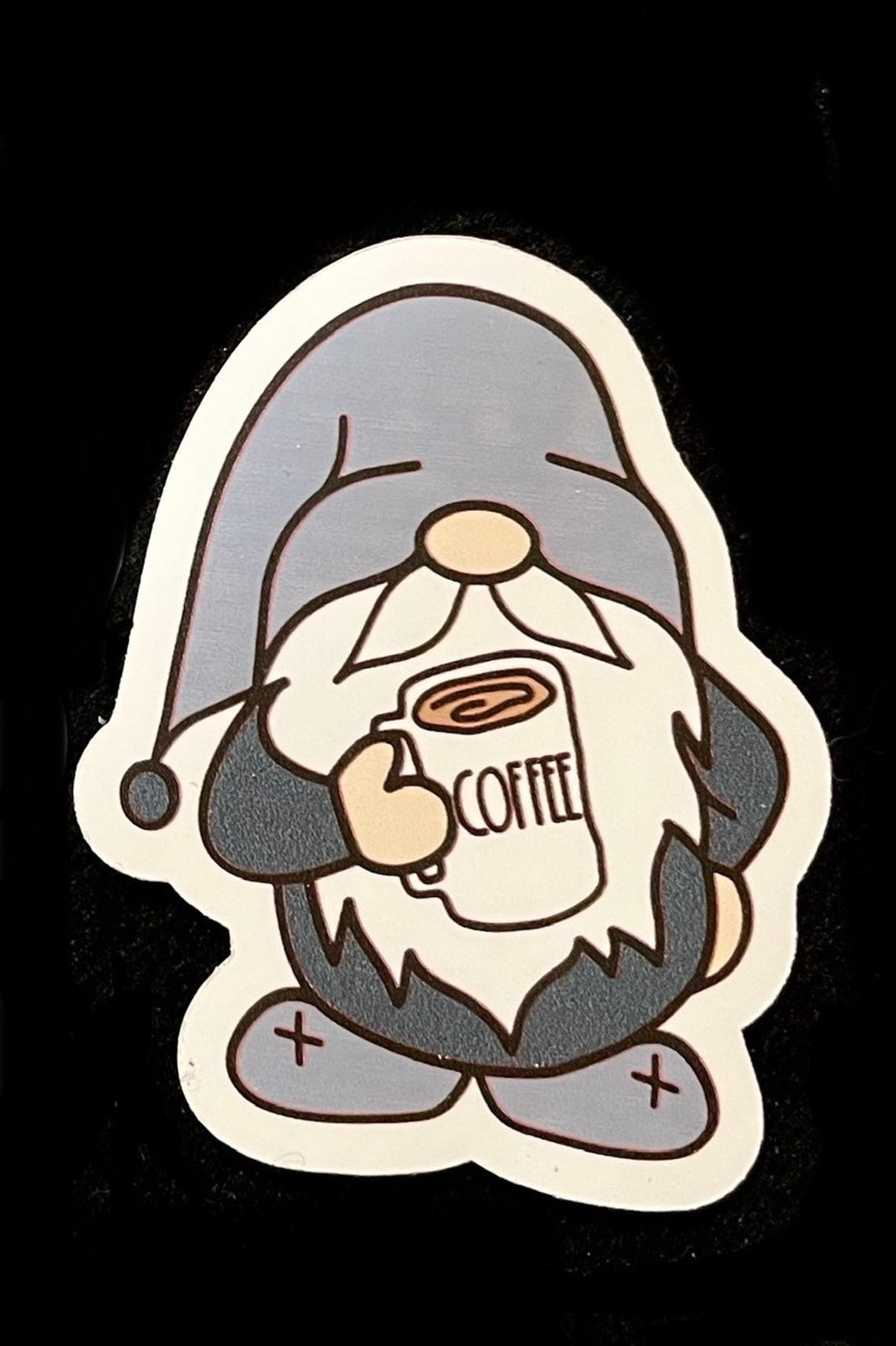 Gnome Stickers Vinyl Stickers Stickers Gnome Decal Etsy