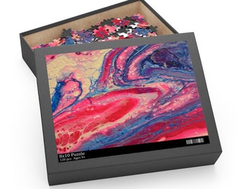 abstract puzzles online Mesmerizing Puzzle Art, Colorful 500 piece jigsaw puzzle, Abstract Designed Puzzle, Unique Challenging Puzzle for Families, Art Puzzle
