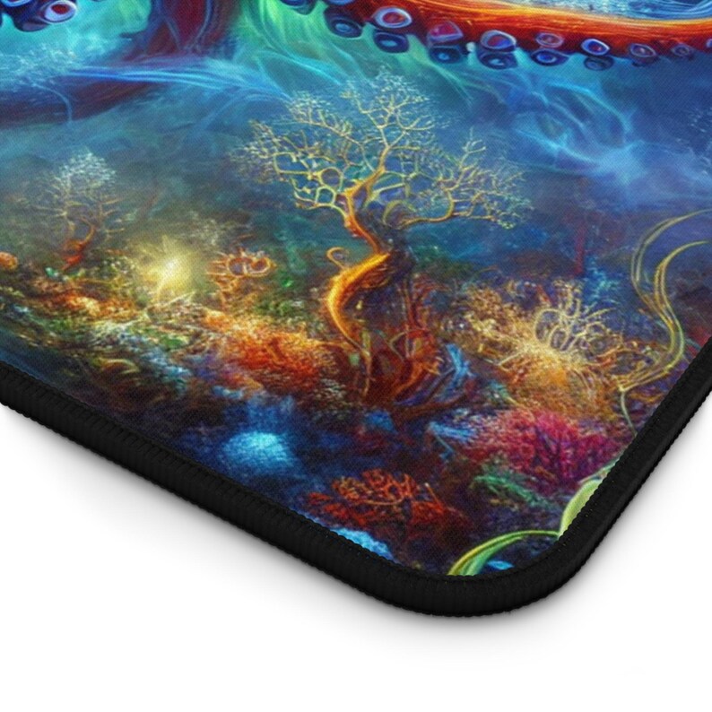 Fantasy Octopus Desk Mat: Nautical Gaming Pad XL Bild 8