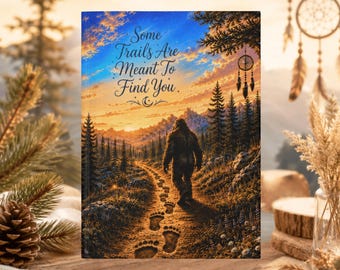 Bigfoot Adventure Journal, Sasquatch Hiking Diary, Wilderness Nature Notebook