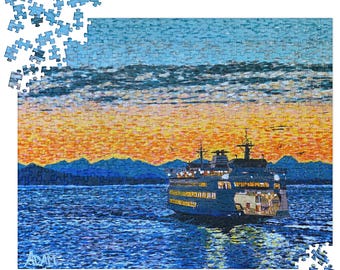 Rompecabezas del ferry del estado de Washington