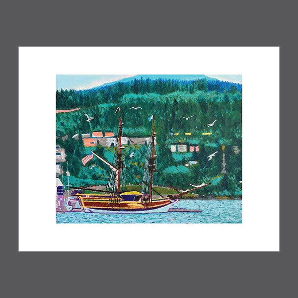 Docked in Port Orchard | Art Print