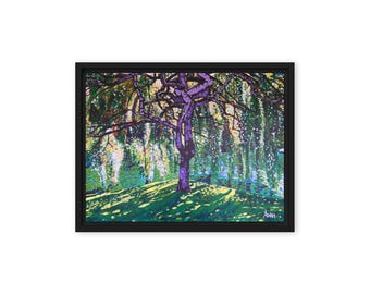 Lienzo enmarcado de sauce - 16 x 12 pulgadas