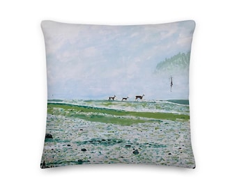 Almohada de ciervo - 18 x 18 pulgadas