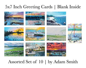 The Port Orchard Series | Assorted Greeting Cards | Ten Blank Cards