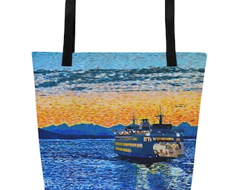 Bolsa de mano grande de Washington Ferry