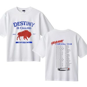 Destiny is Calling Buffalo Bills, Unisex Softstyle T-Shirt, Buffalo Mafia, Farewell Tour Concert Style