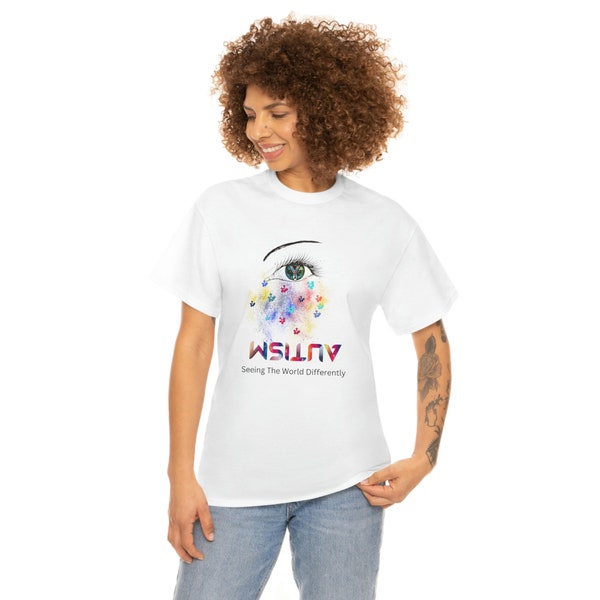 Autism awareness Tee /See the world differently/Diversity/embrace diversity/ Autism Cotton Tee/