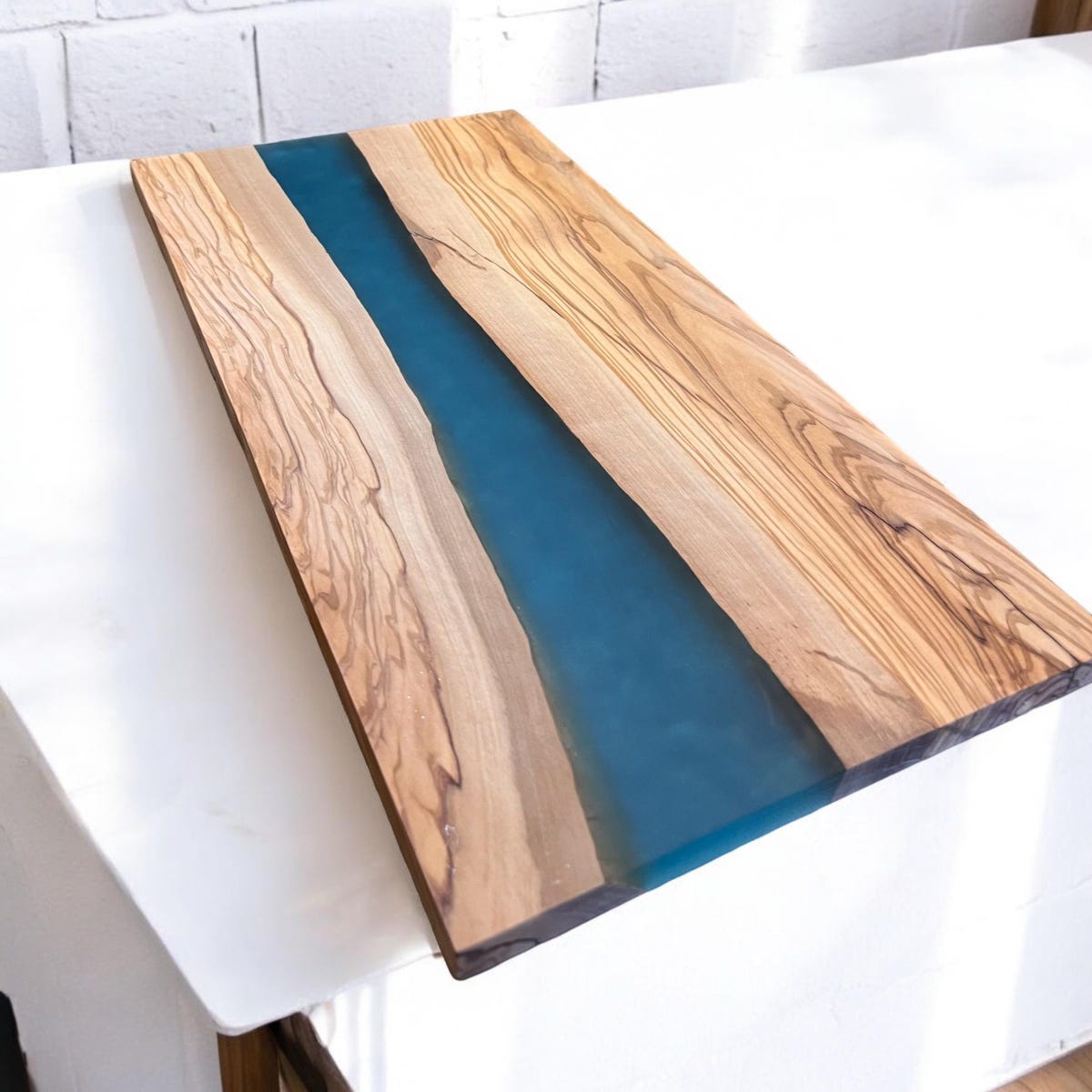 Personalized Epoxy Cutting Board: Handmade Wood Charcuterie Board - Etsy