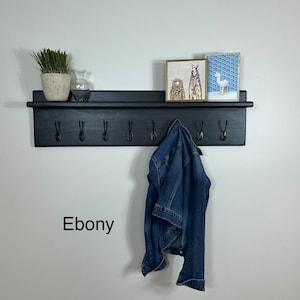 Coat Rack with Shelf Entryway Organization Entryway Leash Holder Towel Rack Key Hooks Holder Rustic Modern With Storage Farmhouse Rustic