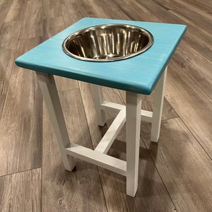 Dog Bowl Stand-Farmhouse Dog Bowl Feeder-Dog Feeding Station-Elevated Dog Bowl Feeder-Dog Feeding Station-Raised Dog Bowl-Personalized Dog