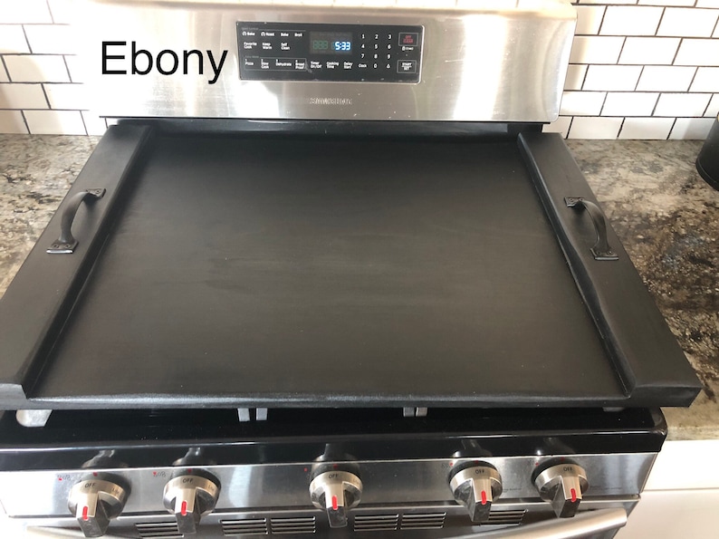 Noodle Board Stove Cover Serving Tray Ebony (Black Stain)