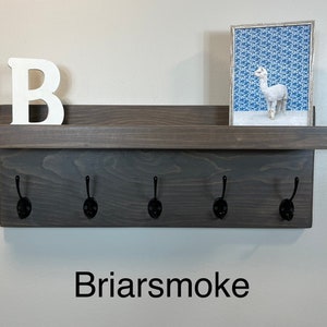 Coat Rack with Shelf Entryway Organization Entryway Leash Holder Towel Rack Key Hooks Holder Rustic Modern With Storage Farmhouse Rustic