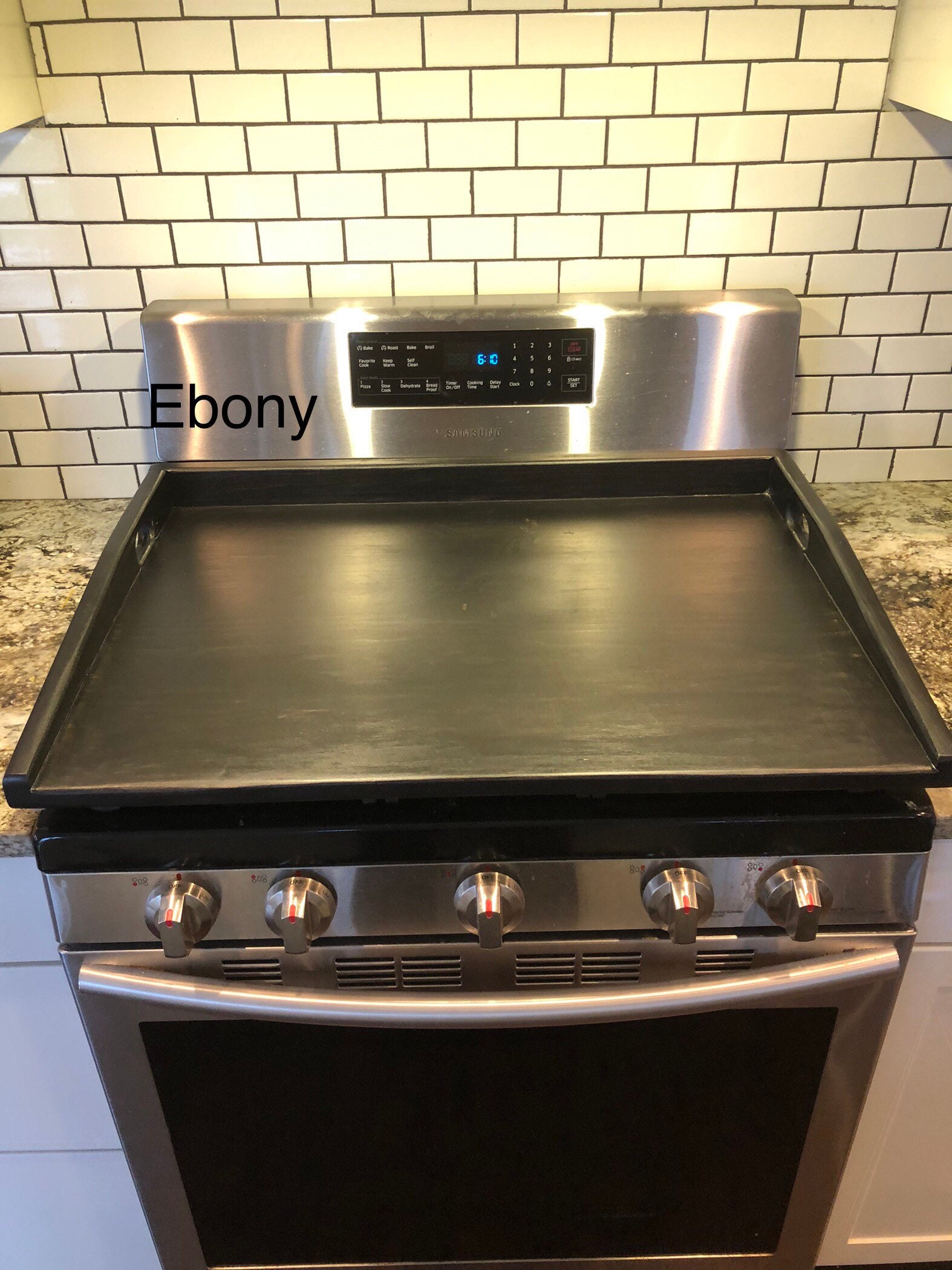 rv glass stove top cover