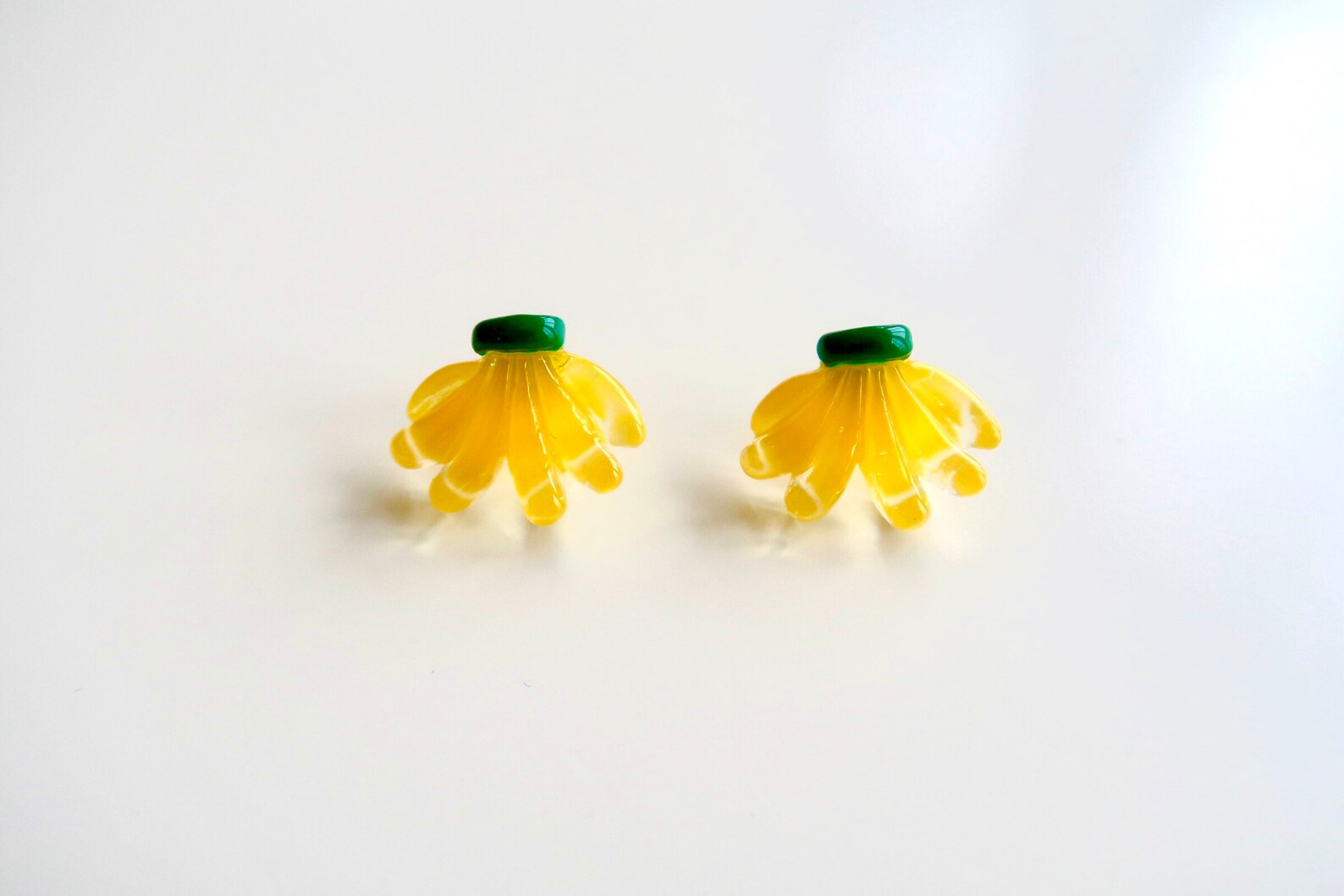 Handmade banana earrings Banana earring studs banana stud Etsy