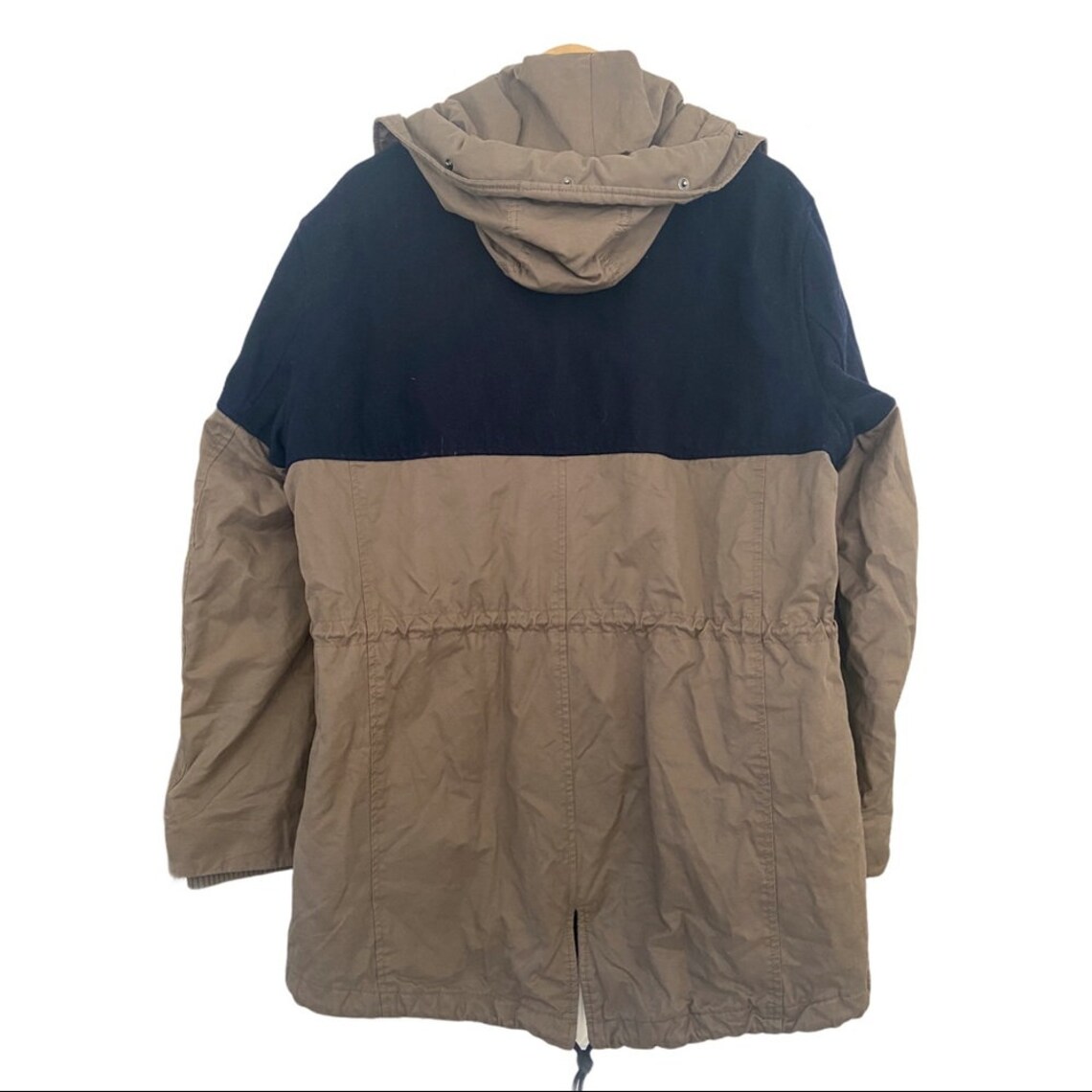 I'M DAVID Mens Large Jacket Coat Wool Blend Parka Etsy