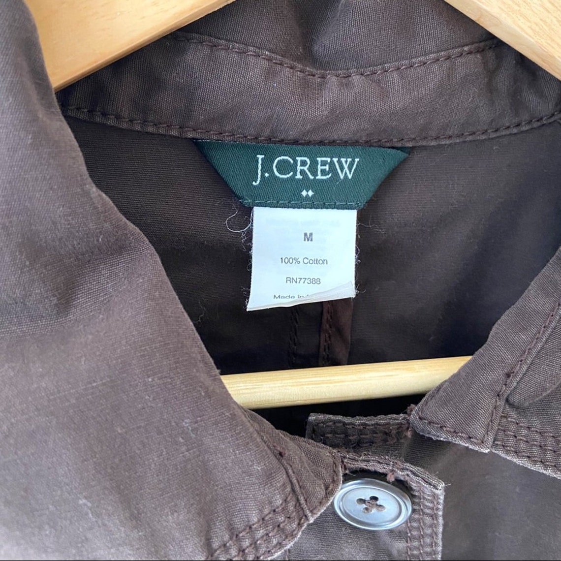 J Crew Womens Medium Belted Jacket Brown Shacket | Etsy