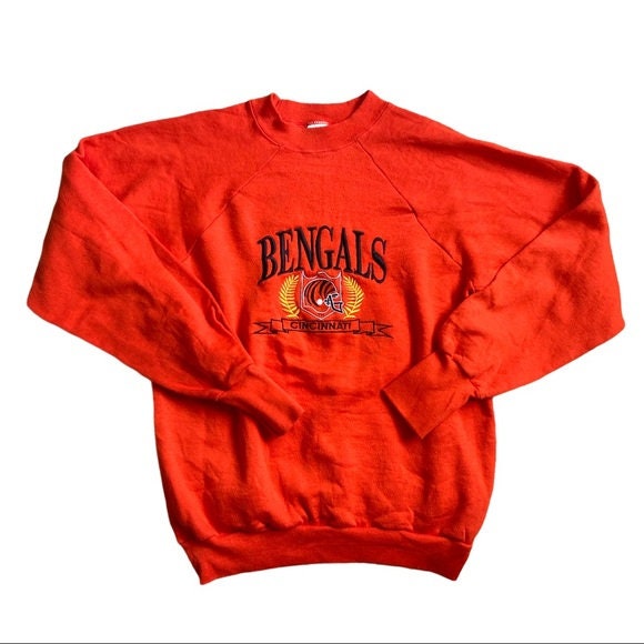 Logo7 Vintage Cincinnati Bengals Orange Sweatshirt | Etsy