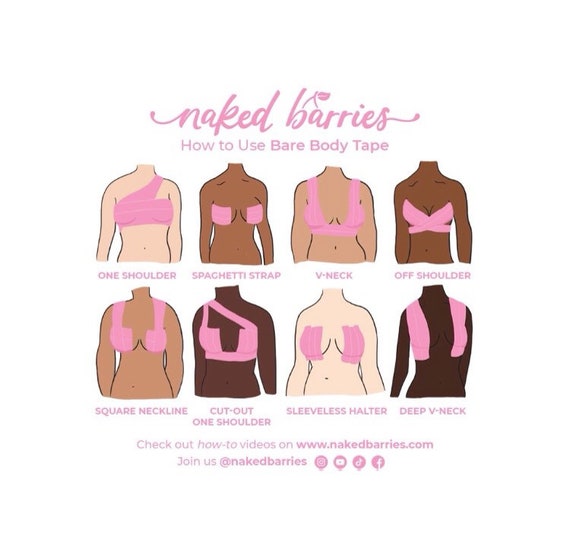 Boob Lift Tape Breast Lift Tape for All Bust Size Bra Tape - Etsy Singapore