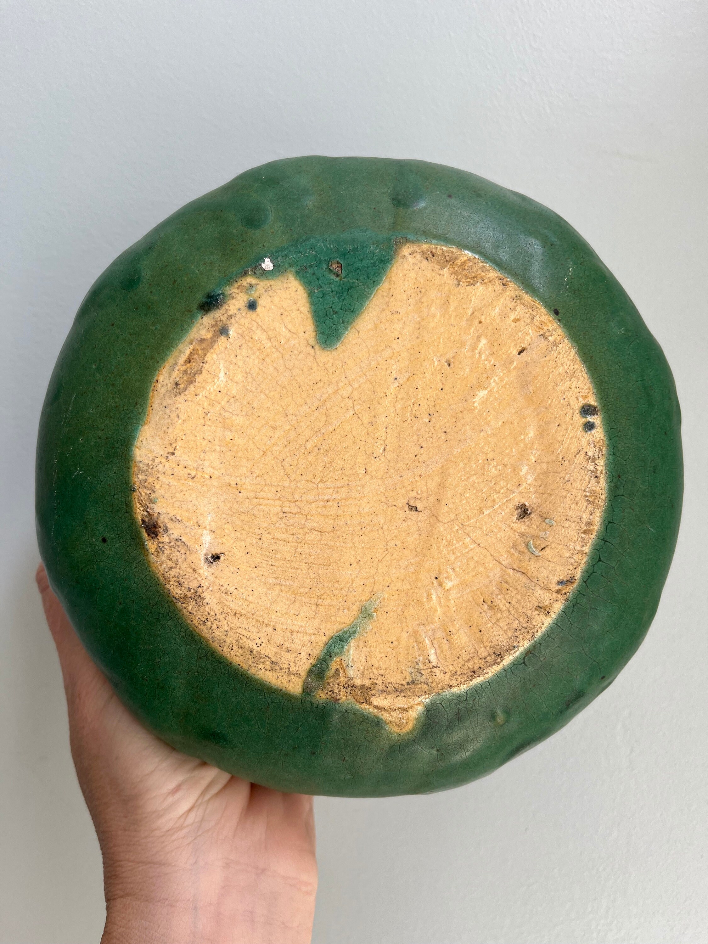 Matte / Cucumber Green Zanesville USA American Arts & Crafts Pottery