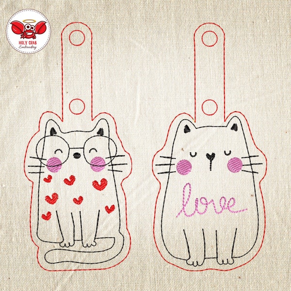 Needlepoint Key Fob Etsy