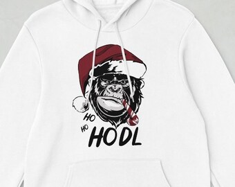 Ho Ho HODL Ape Hoodie