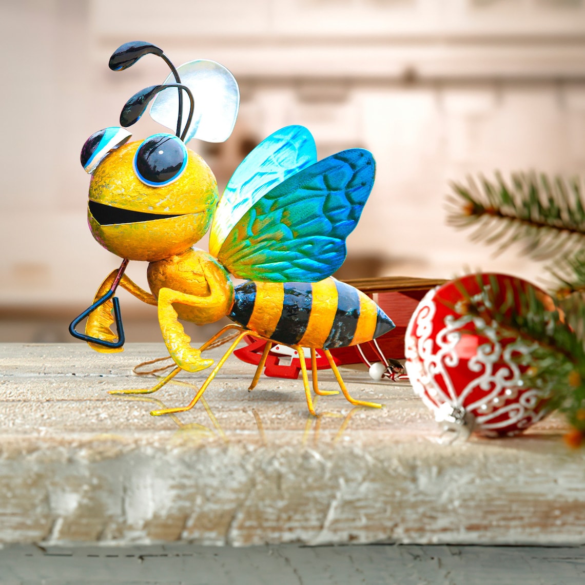 Bumble Bee Metal Yard Art Etsy