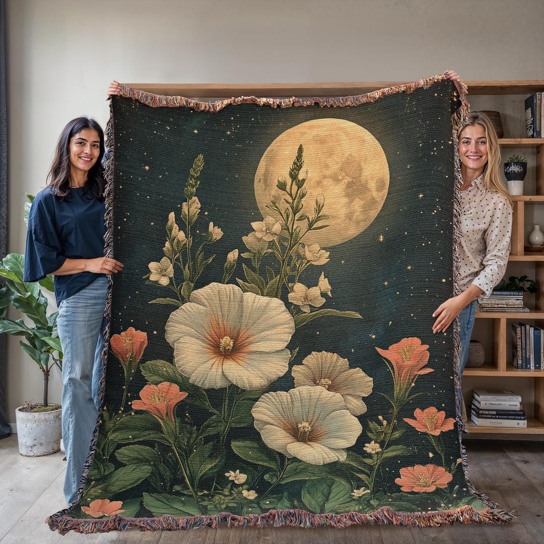 Dream Garden Throw Blanket