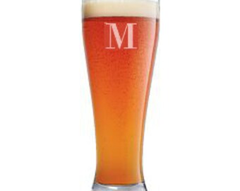 Personalized 20 oz. Pilsner Beer Glass - Single Glass