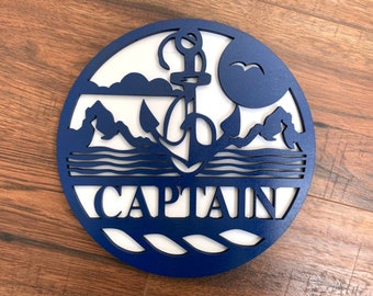 Personalized Nautical Wooden Monogram