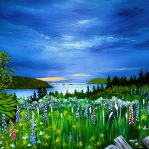 Nova Scotia Landscape Print | Cape Breton Print | Acrylic Giclee Print | Nova Scotia Art | Wall Art Print | Canadian Landscape | Maritimes