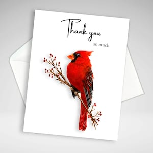 de remerciements cardinal | de correspondance fait maison | de voeux | Papeterie maison