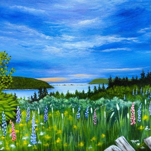 Nova Scotia Landscape Print | Cape Breton Print | Acrylic Giclee Print | Nova Scotia Art | Wall Art Print | Canadian Landscape | Maritimes