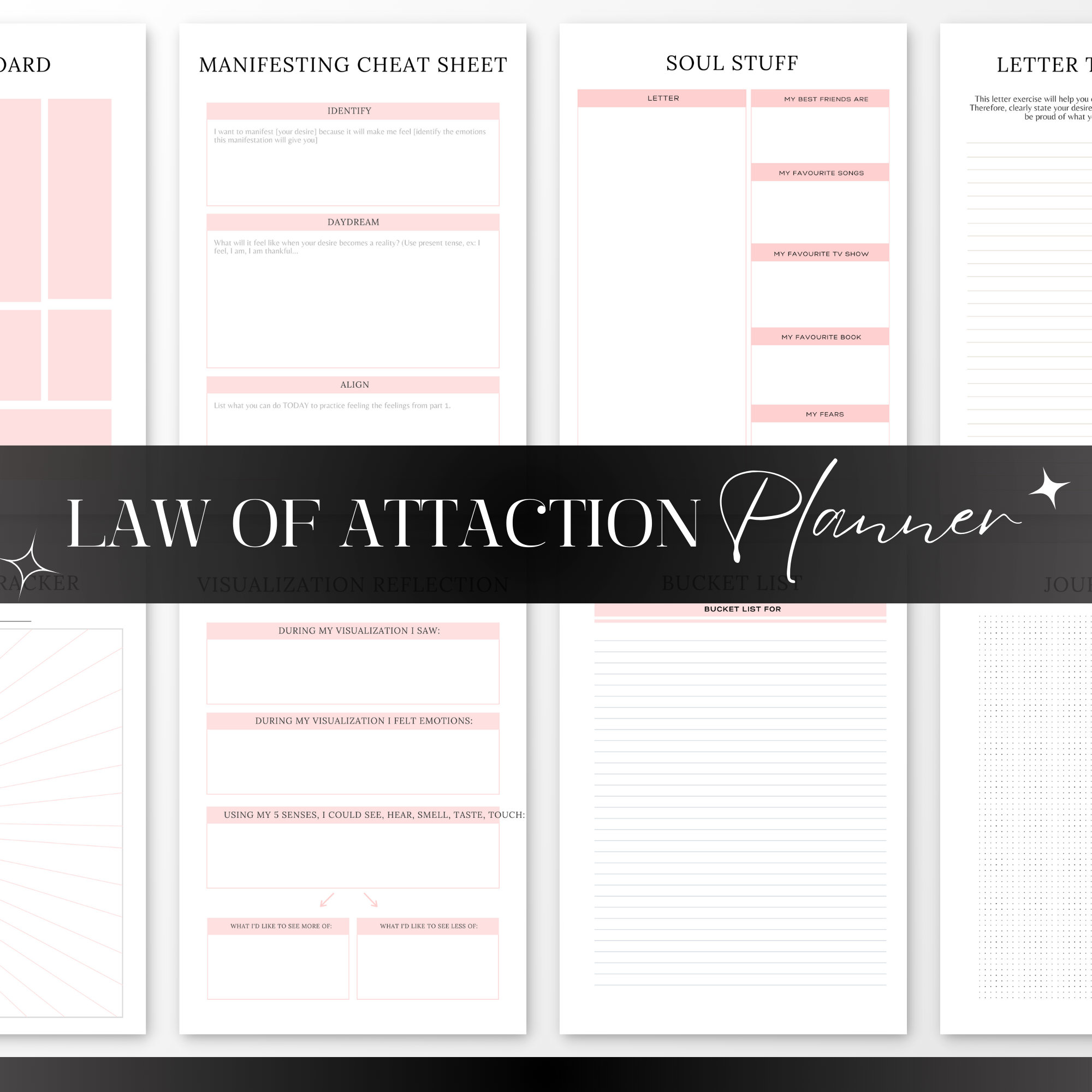 Law of Attraction Planner Law of Attraction Journal Law of Attraction ...
