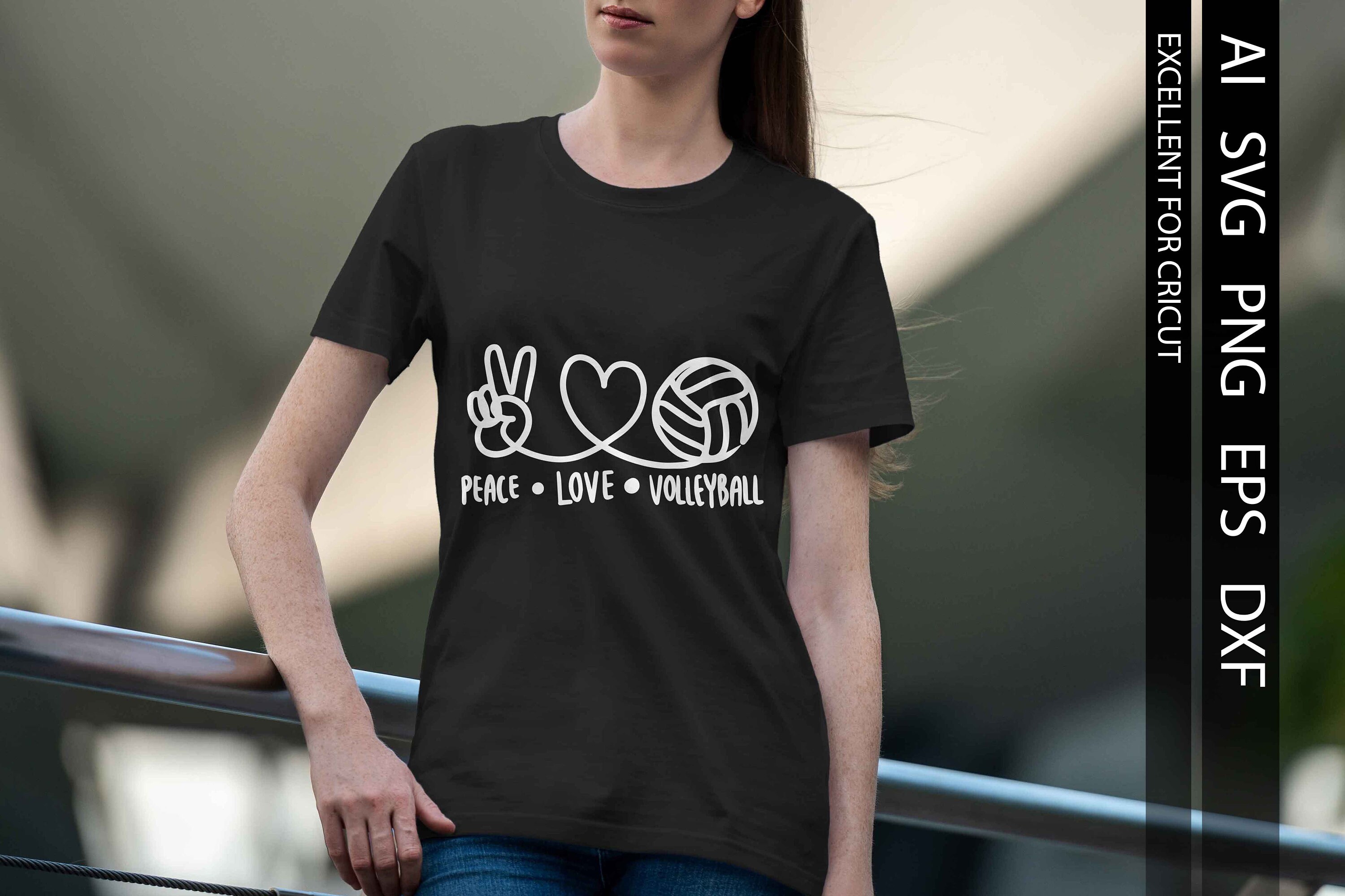 Download Peace Love Volleyball Svg / sublimación / descarga digital ...