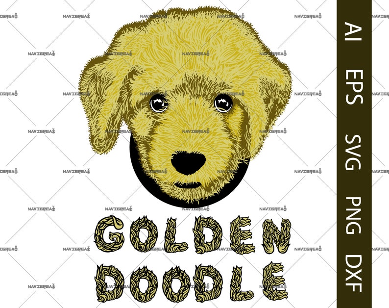 Goldendoodle SVG Dogs SVG Digital Instant Download Ai Eps - Etsy Hong Kong