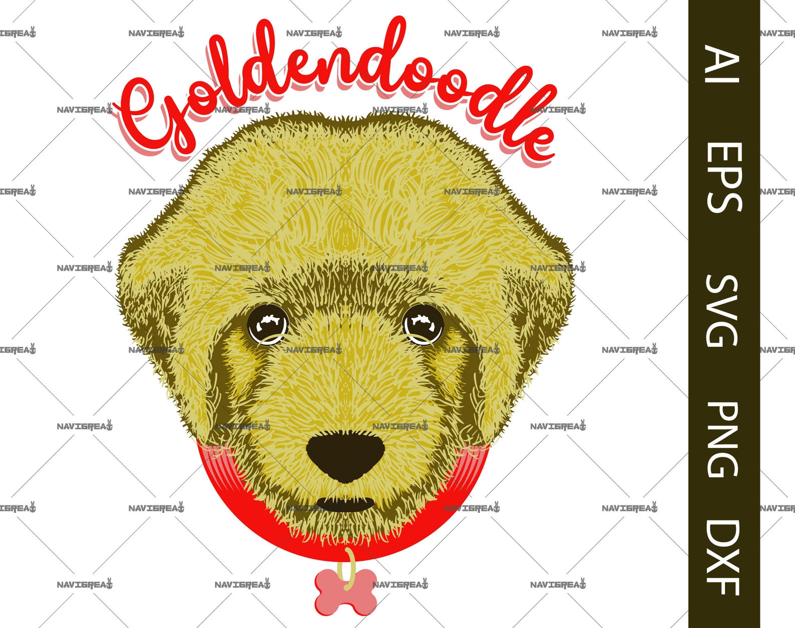Goldendoodle SVG Dogs SVG Digital Cutting File Instant - Etsy