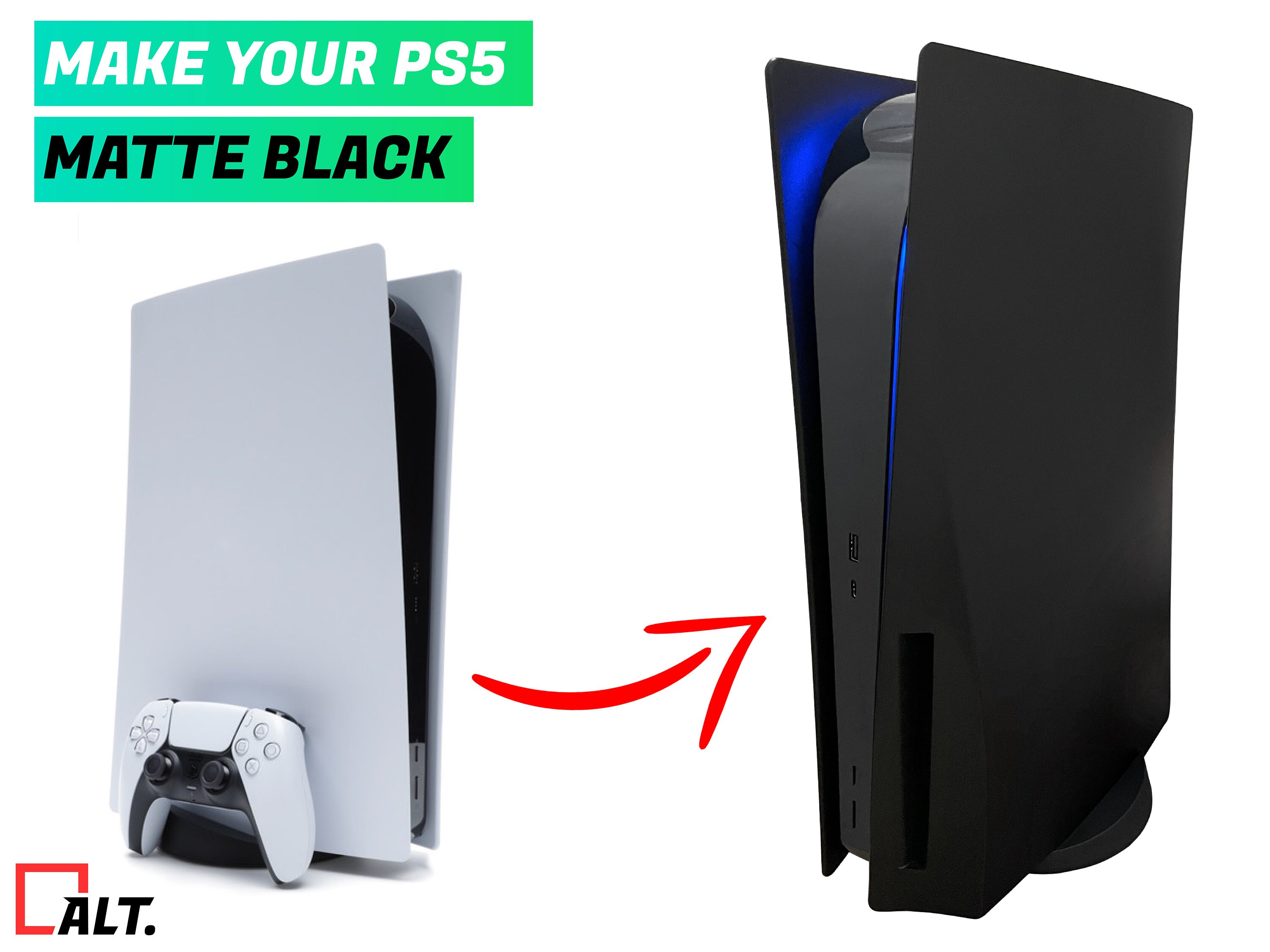 Black PS5 Faceplates PlayStation 5 side plates panel / | Etsy
