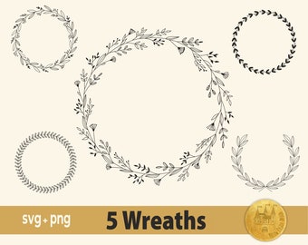 Download Laurel Wreath Svg Etsy