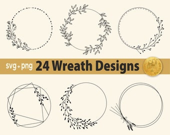 Download Wreath Bundle Svg Etsy