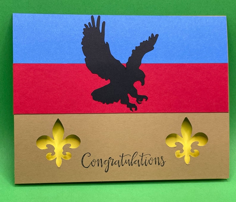 Eagle Scout Congratulations Card Handmade - Etsy