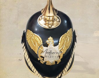 第一次世界大戦頃 実物 ドイツ軍 将校用ピッケルハウベ第一次世界