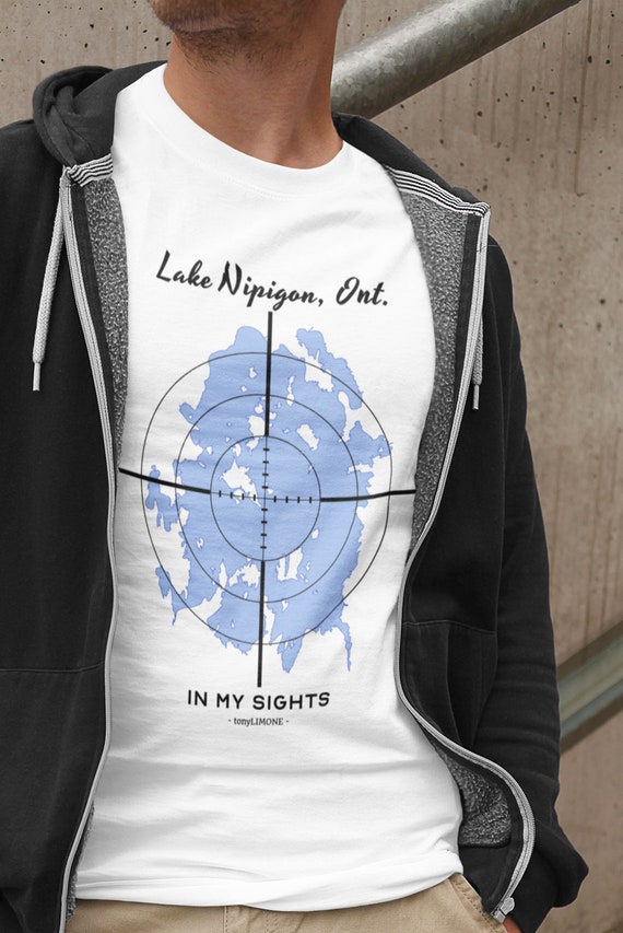 Fathers Day Fishing Tshirt, Fishing Humor Map T Shirt, in My Sights  Fisherman Shirt, Lake Nipigon Ontario Map Shirt - Etsy Canada