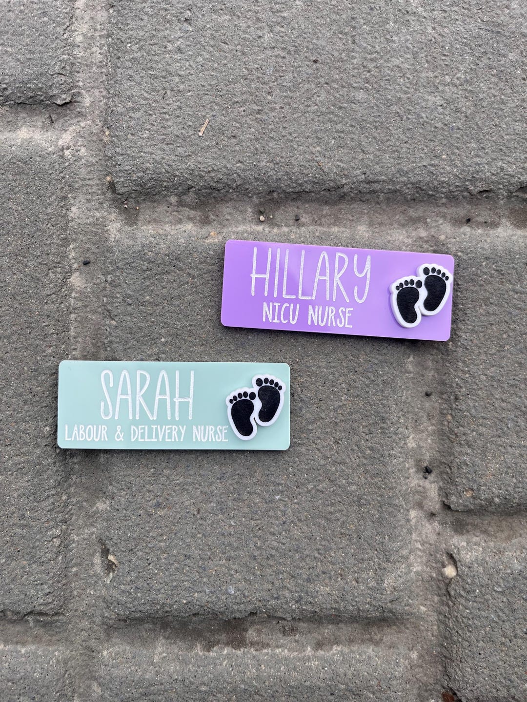 Magnetic Name Tag - Neonatal, NICU, Labor and Delivery, Nurse, Midwife ...
