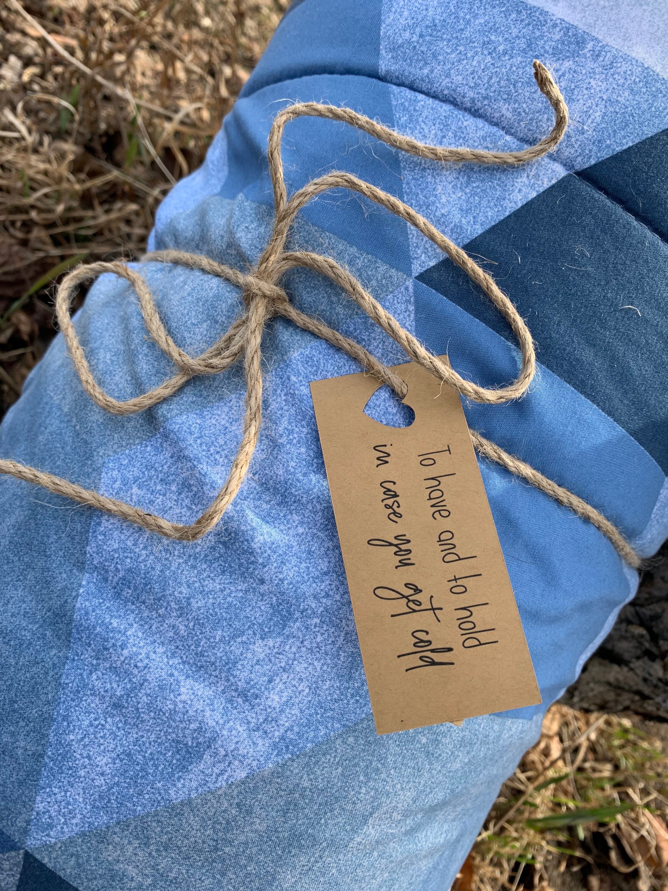 Blanket wedding favor tags To Have and To Hold in Case You Etsy