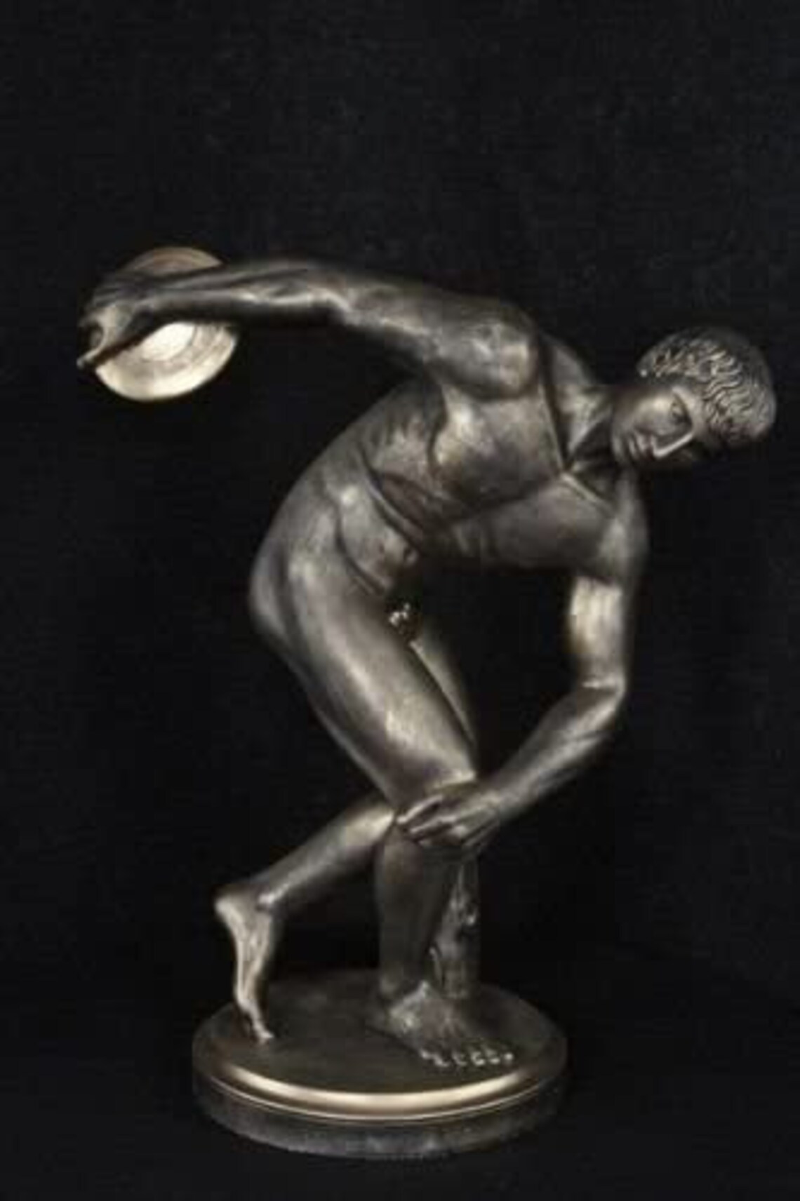 Bust Discus Thrower Discus Sport game Bust sculpture antique Etsy