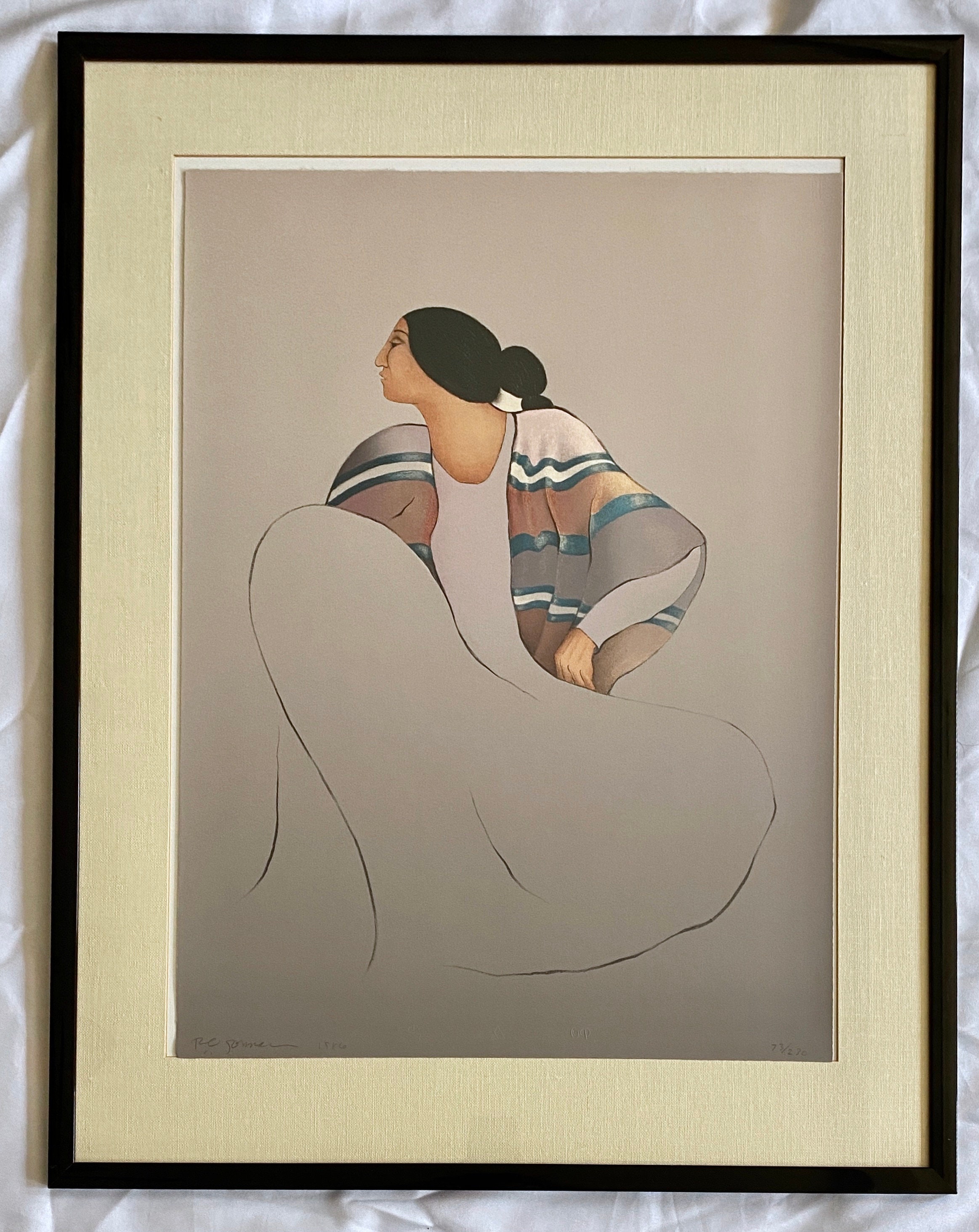 RC Gorman Valencia 1986 Signed Numbered Original Lithograph Etsy