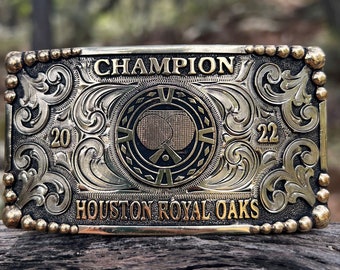 Box Buckle - Custom Made - German silver - Hand Engraved - Customize yours today!