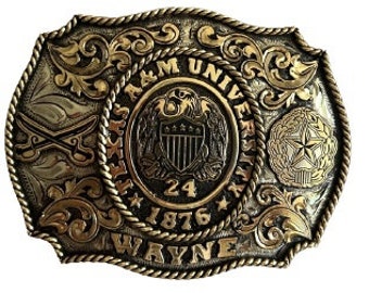 A Texas belt buckle in New York