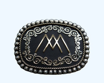 Trophy Western Belt Buckle - Custom Made - German silver - Hand Engraved - Customize yours today!